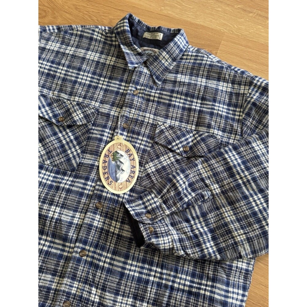 NEW Bay Area Traders Heavy Woven Cotton Quilted Shirt Jacket Men’s XL